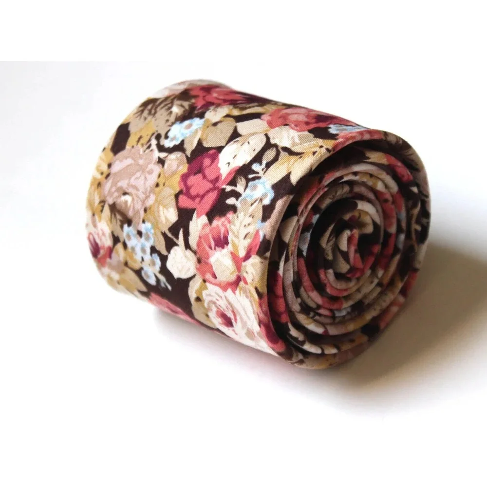 Floral cotton Men's Necktie Skinny 3 W‎ 58L